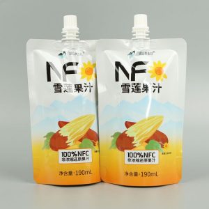 帶吸嘴耐蒸煮果汁袋190ml